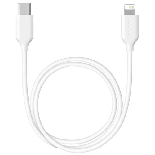 Кабель Deppa USB Type-C - Lightning MFI (72231), 1.2 м, 1 шт., белый кабель deppa usb type c lightning mfi 72231 1 2 м белый