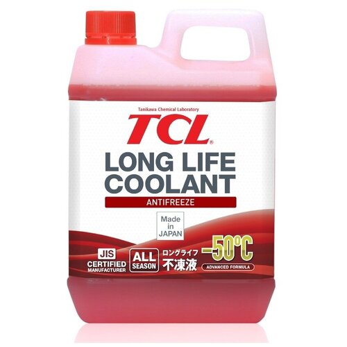 TCL LLC00741 антифриз TCL LLC -50C красный, 2 л