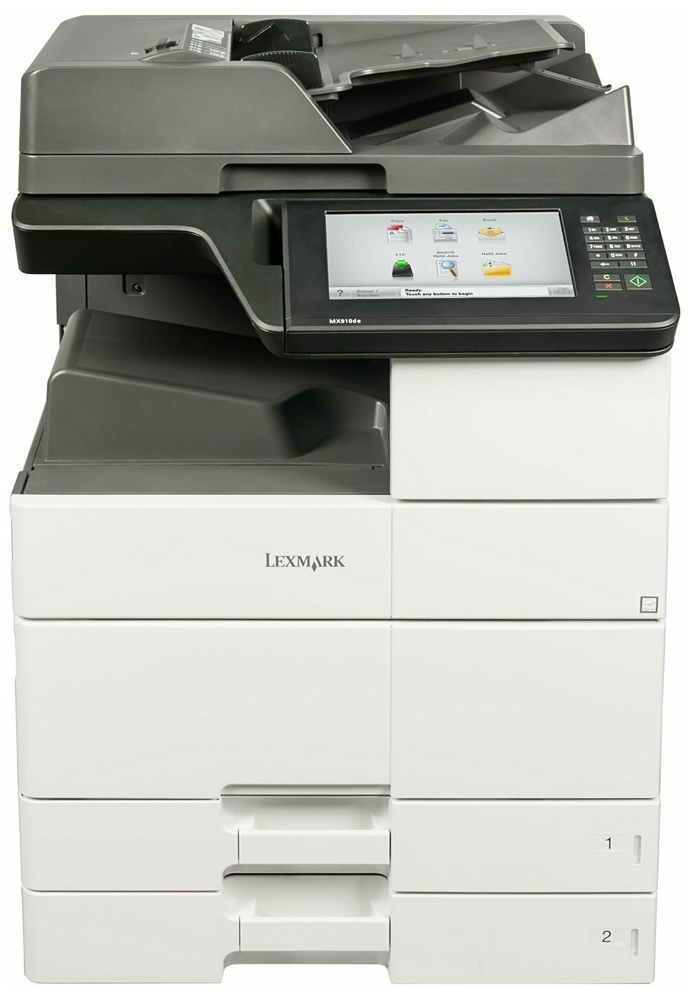 МФУ Lexmark MX910de Лазерное монохромное А3, 45 стр/м, копир/принтер/сканер/факс/дуплекс/сеть