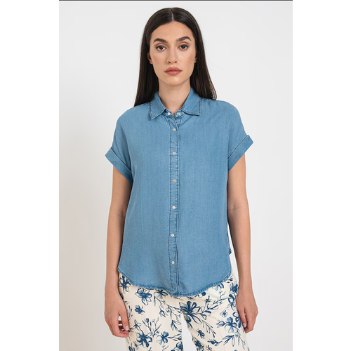Рубашка UNITED COLORS OF BENETTON, размер XL, голубой джемпер united colors of benetton для женщин 22a 1244d2017 016 xs