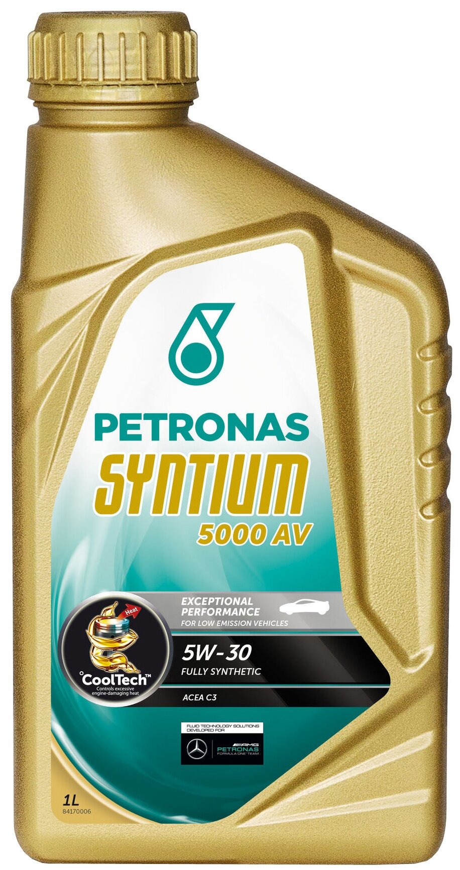 PETRONAS Масло Моторное Petronas Syntium 5000 Av 5w-30 Синтетическое 1 Л 18131619