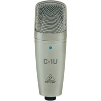 BEHRINGER C-1U cтудийный конденсаторный микрофон (кардиоида) с USB выходом и комплектом программного обеспечения