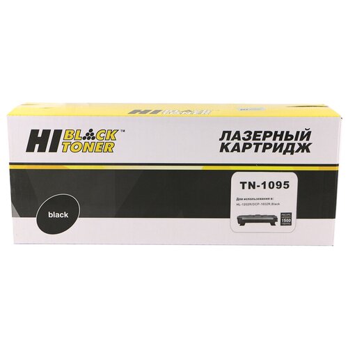 Картридж Hi-Black HB-TN-1095, 1500 стр, черный тонер картридж netproduct n tn 1095 для brother hl 1202 dcp1602 1 5k