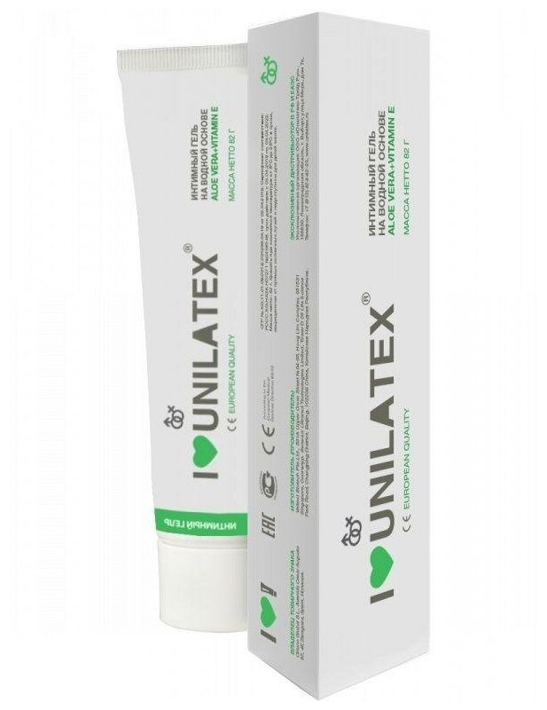 Интимный гель-лубрикант Unilatex Aloe Vera + Vitamin Е, 82 г.