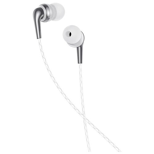 Проводные наушники Hoco M71, white наушники вкладыши с микрофоном hoco m14 natural sound initial red мобильная гарнитура красные