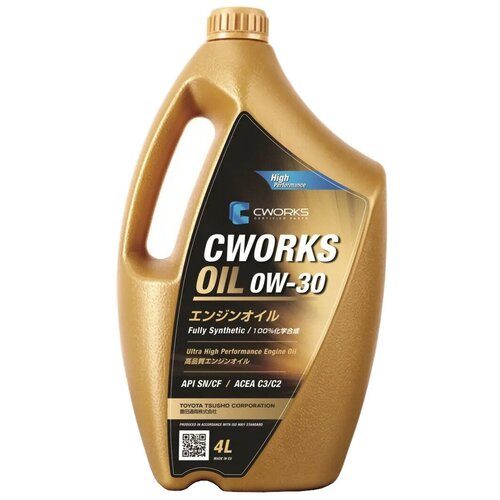 CWORKS A130R5001 Масло моторное CWORKS OIL 0w30 C3 (1л)