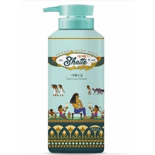Жидкое мыло для тела Свежесть Океана Shower Body Soap Fresh Ocean Perfume, MUKUNGHWA 900 мл