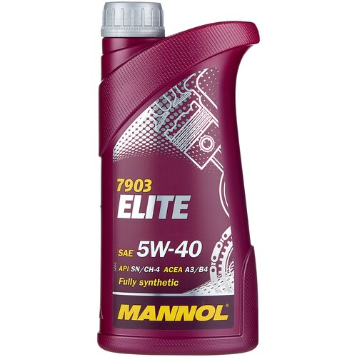 фото Синтетическое моторное масло mannol elite 5w-40, 4 л