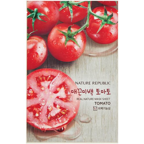 NATURE REPUBLIC Real Nature Tomato Mask Sheet Маска для лица листовая 23 г