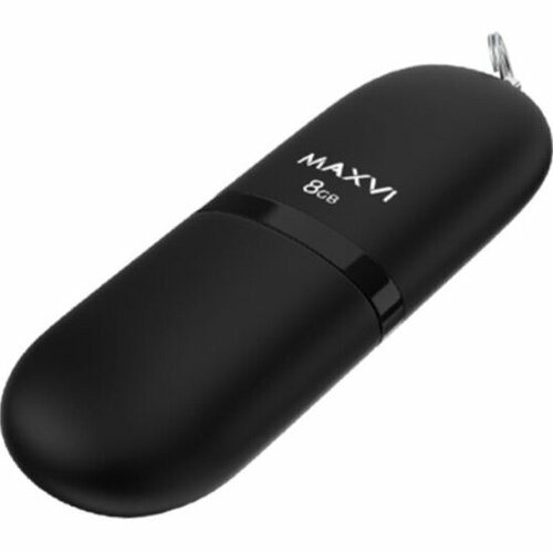 USB флешка MAXVI 8GB SF USB 2.0, черный