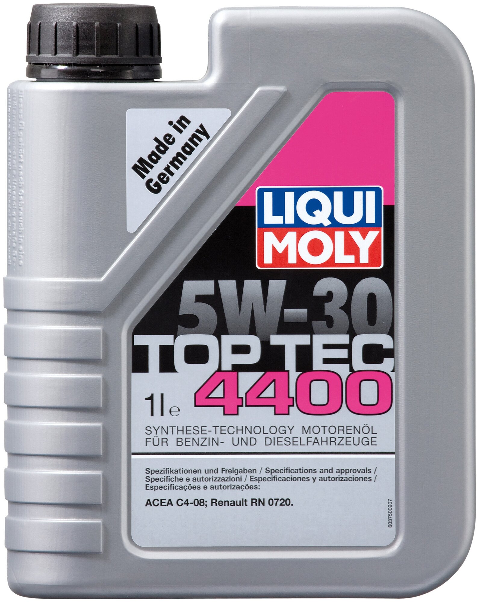 Полусинтетическое моторное масло LIQUI MOLY Top Tec 4400 5W-30