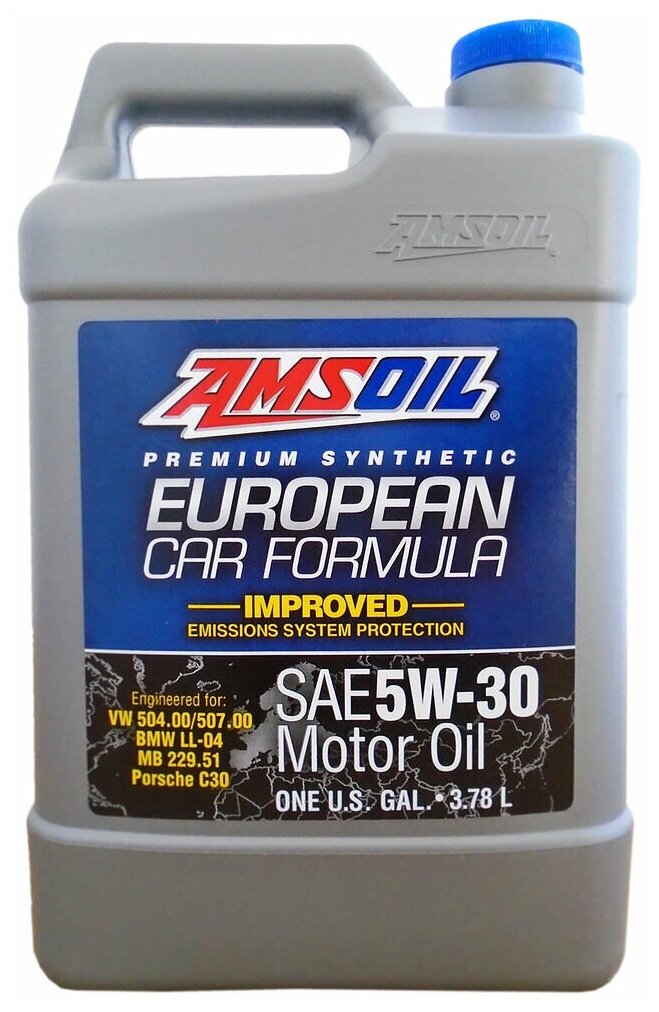 Моторное масло AMSOIL European Car Formula I-ESP Synthetic Motor Oil SAE 5W-30, 3.78л