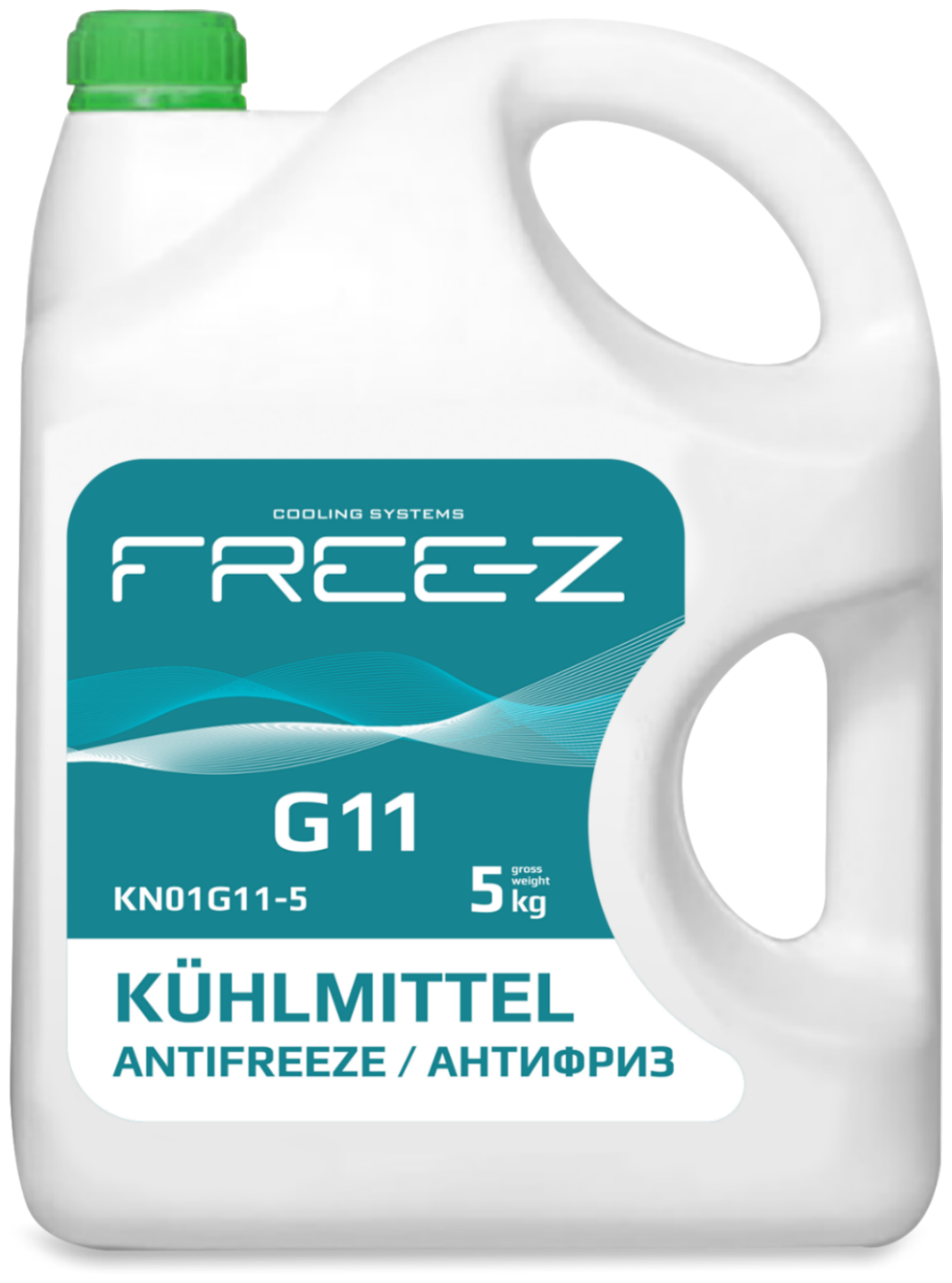 Антифриз Antifreeze Free-Z G11 5 Кг FREE-Z арт. KN01G11-5