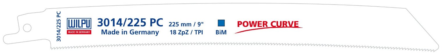 Wilpu Полотно 3014/225 PC х 5 шт/уп для стали, нерж. ст, длит. срок службы от 1,5 до 2,5 мм 1452200005