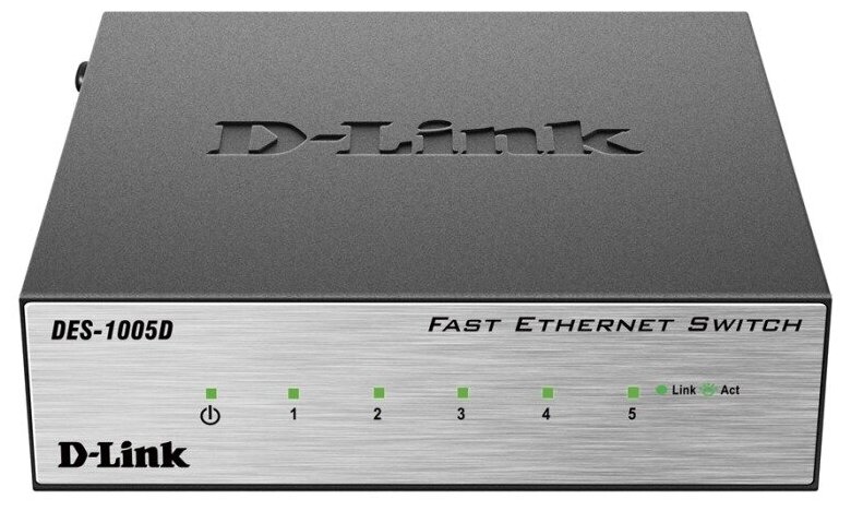 Коммутатор D-link DES-1005D/O2B 5 ports 10/100Base