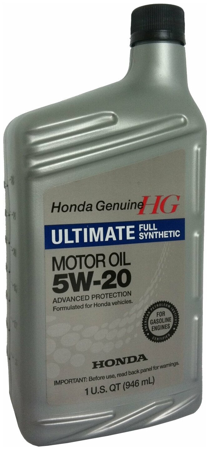 HONDA Ultimate Full Synthetic SAE 5W-20 (0,946л) Моторное масло Honda 087989038