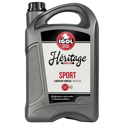 Масло моторное IGOL HERITAGE SPORT SAE 40 (5L)