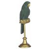 Статуэтка благородный попугай, полистоун, голубой, 8х28 см, Edelman 1084512 - изображение
