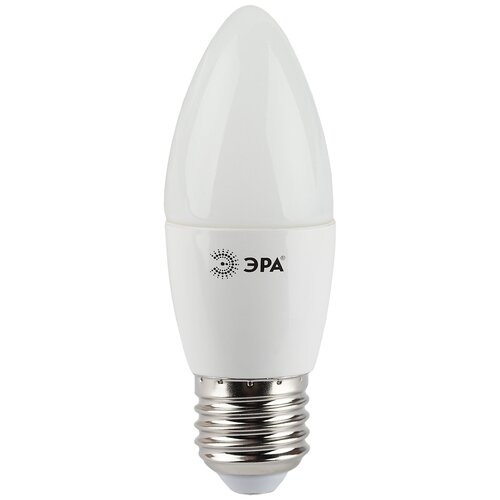 фото Лампа светодиодная эра led b35-7w-827-e27,7вт, тип с "свеча", e27, 2700к, теплый свет