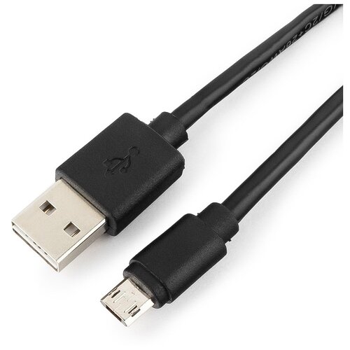 Кабель Cablexpert USB - microUSB (CC-mUSBDS-0.5M), 0.5 м, черный кабель cablexpert usb microusb cc musbds 6 1 8 м черный