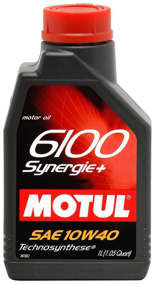 MOTUL 108646 Масло Моторное 10w40 Motul 1л Полусинтетика 6100 Synergie+ A3/B4/Sn