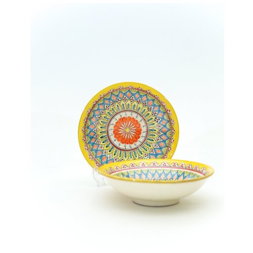 фото Набор тарелок глубоких (2 шт.) 22 см, ручная роспись (модель тг22рм224) бек и рр