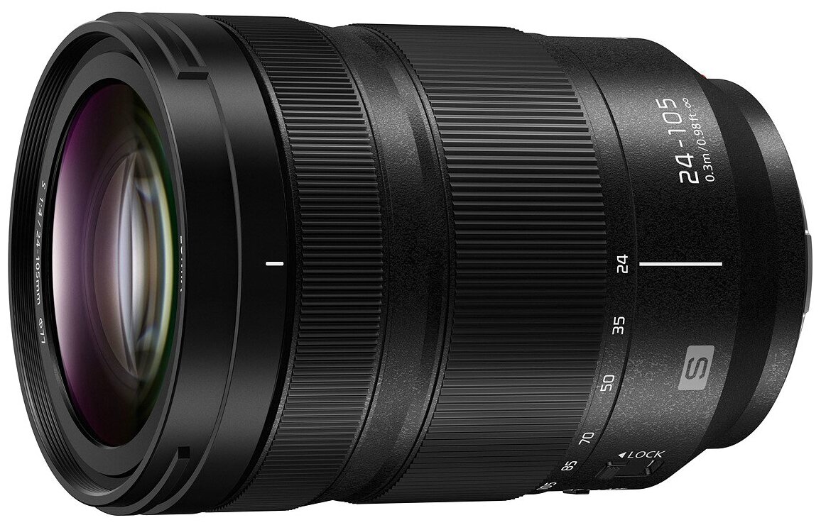 Объектив Panasonic 24-105mm f/4 Macro O.I.S. Lumix S, черный