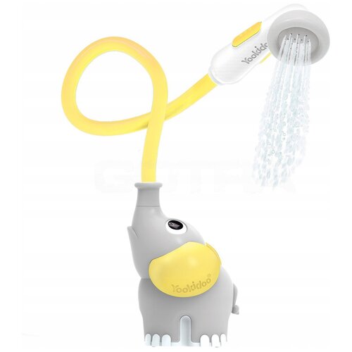 Купить Yookidoo Игрушка для ванны Слоненок , серый с желтым, Игрушки для ванной