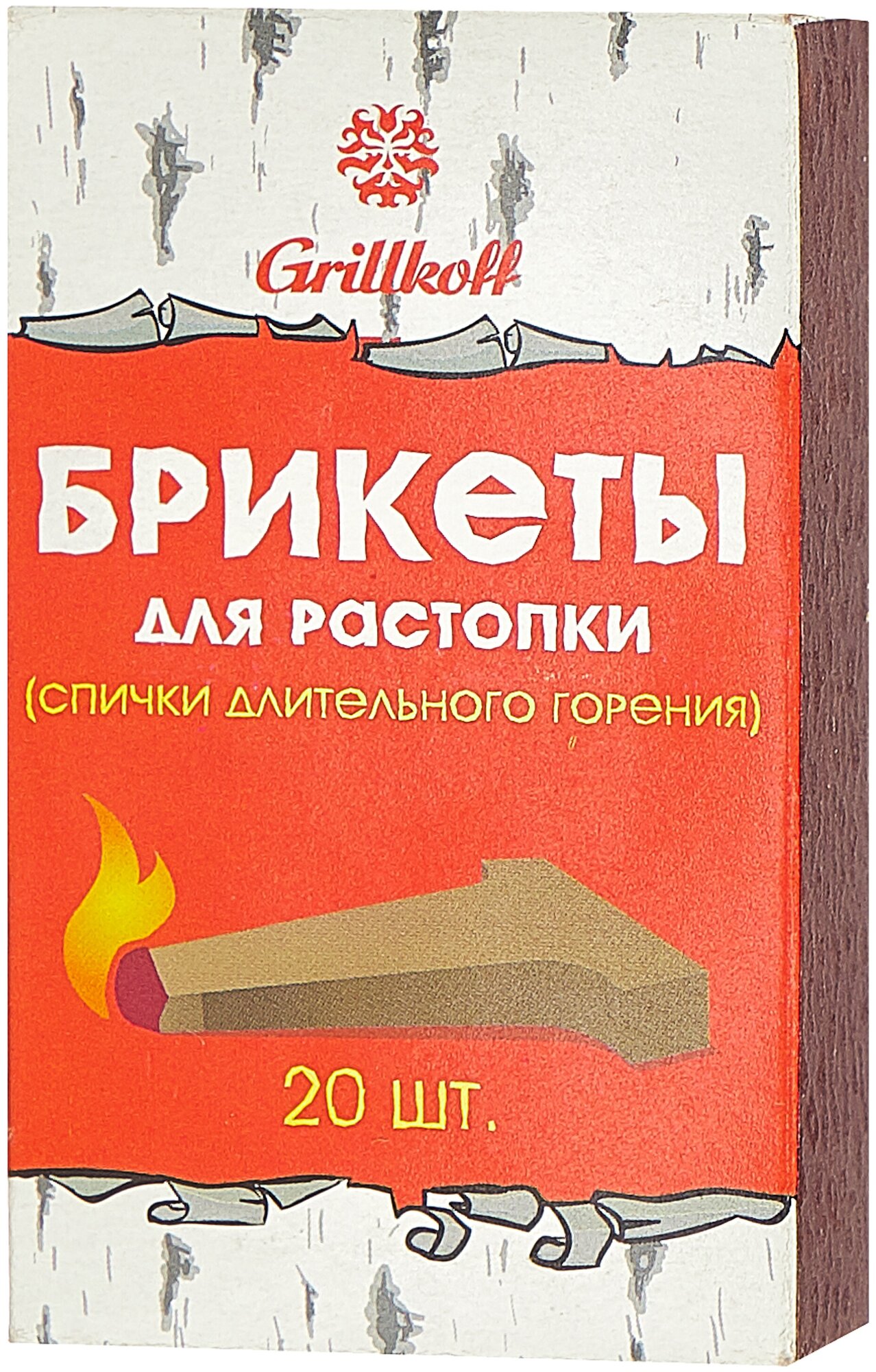 Grillkoff Спички длительного горения, 20 шт. 20 шт. 1000 г