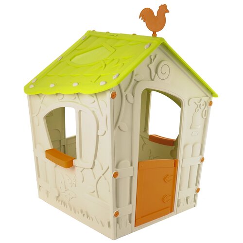 Игровой домик Keter Magic Playhouse зеленый/малиновый