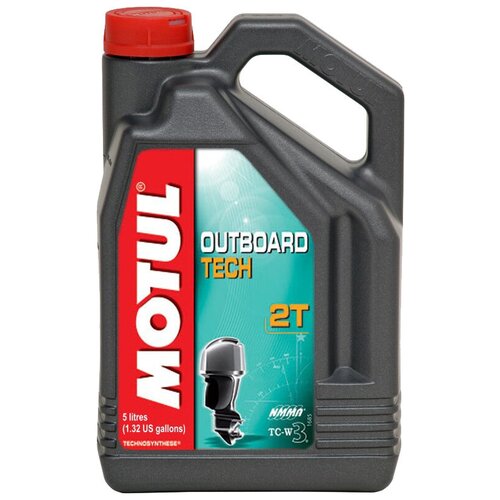 фото Полусинтетическое моторное масло motul outboard tech 2t 5 л