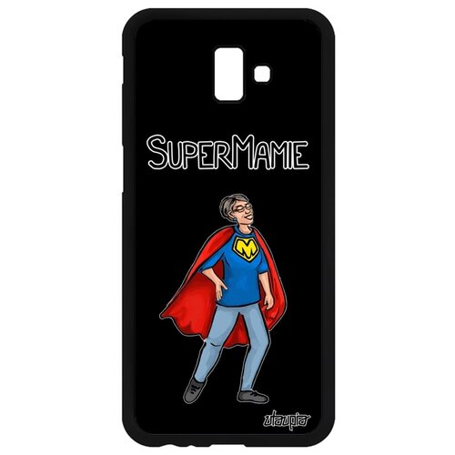 фото Чехол для мобильного galaxy j6 plus 2018, "супербабуля" веселый бабуля utaupia