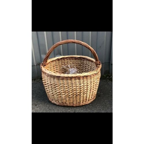 Плетеная корзина для грибов: 40х32хh24см