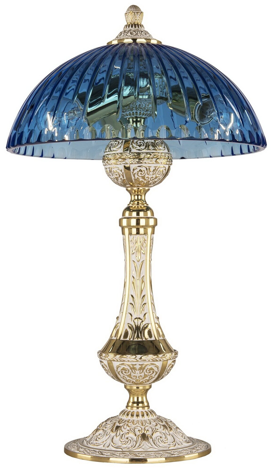 Настольная лампа Bohemia Ivele Crystal 71100L/25 GW Aquamarine/H-1K