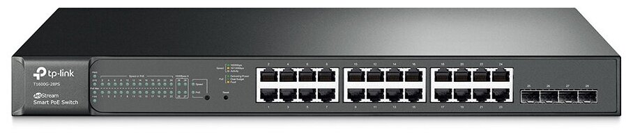 Коммутатор TP-Link JetStream TL-SX3016F 16-Port 10GE SFP+ L2+ Managed Switch PORT: 16 10G SFP+ Slots