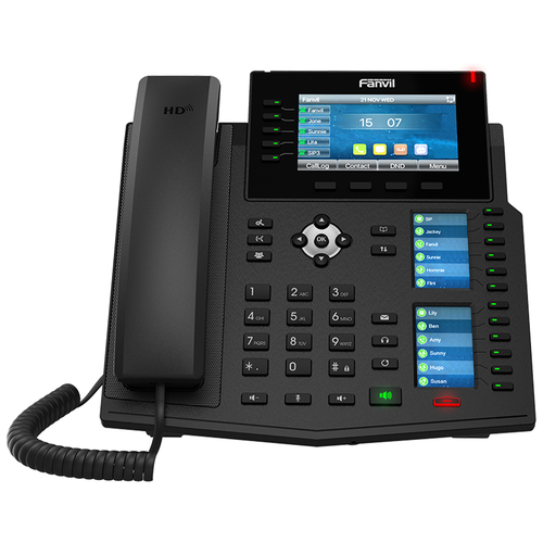 VoIP-телефон Fanvil X6U черный voip телефон fanvil x1sg черный