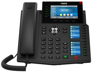 VoIP-телефон Fanvil X6U черный