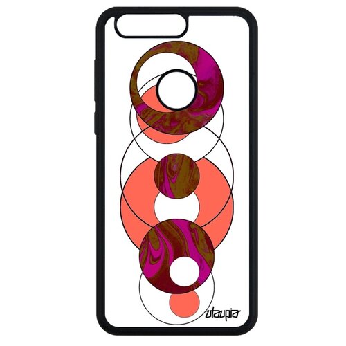 фото Чехол для мобильного honor 8, "круги" рисунок эффект utaupia