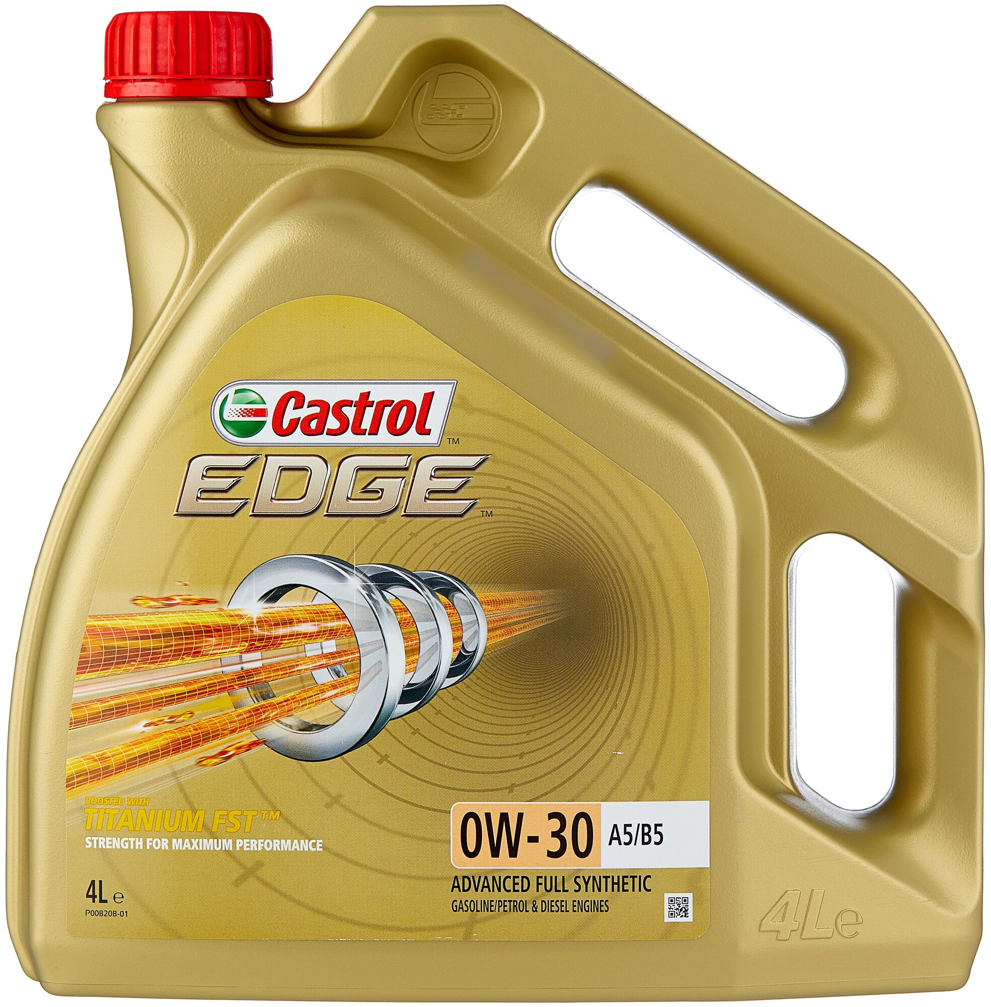 Синтетическое моторное масло Castrol Edge 0W-30 A5/B5, 4 л, 1 шт.
