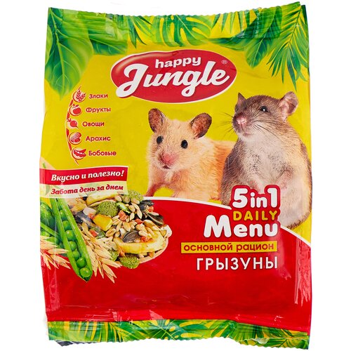 Happy Jungle Корм для грызунов (универсал) 350 гр