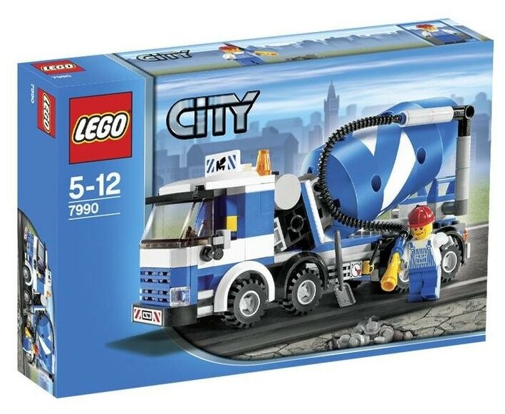 Конструктор LEGO City 7990 Бетономешалка, 212 дет.