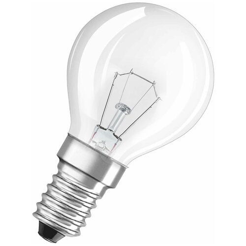 Лампа накаливания Osram CLASSIC P CL 40W 230V E14 (шарик прозрачный d=45 l=80) 4008321788702