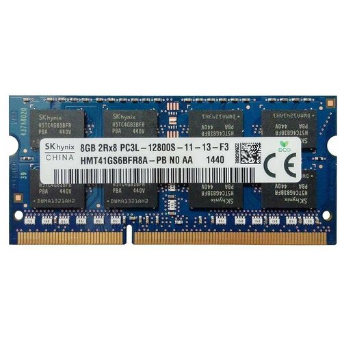 Оперативная память Hynix Basic 8 ГБ DDR3L 1600 МГц SODIMM CL11 HMT41GS6BFR8A-PB оперативная память hynix 4 гб ddr3l 1600 мгц sodimm cl11 hmt451s6afr8a pb