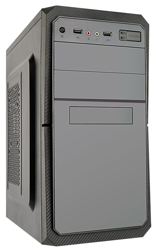 Корпус Exegate Ex284023rus Minitower BA-202 Black, mATX, (aa500, 80mm), 2*USB, Audio Ex284023rus .