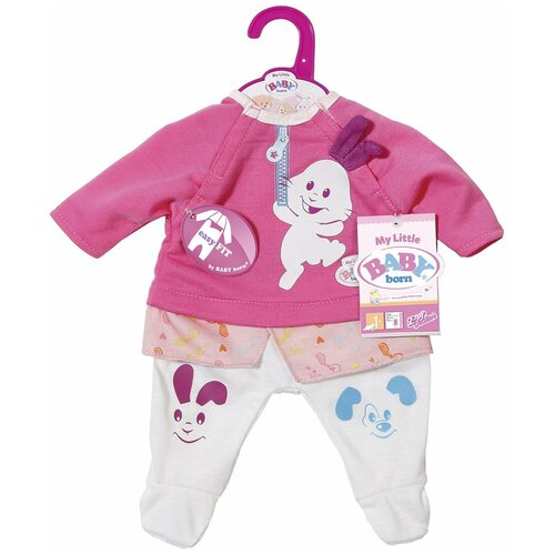 Zapf Creation Комплект одежды для куклы My Little Baby Born 824351 розовый zapf creation комплект одежды для куклы baby born 824627 розовый