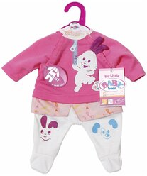 Zapf Creation Комплект одежды для куклы My Little Baby Born 824351 розовый