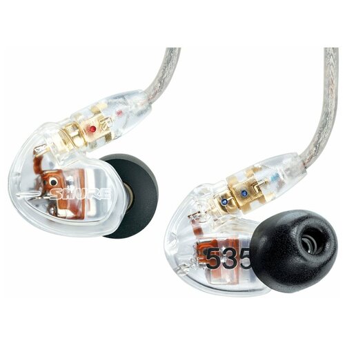 Наушники Shure SE535-CL-EFS, mini jack 3.5 mm, clear