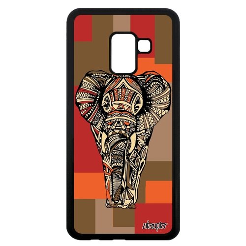 фото Чехол для телефона samsung galaxy a8 2018, "слон" африканский азиатский utaupia