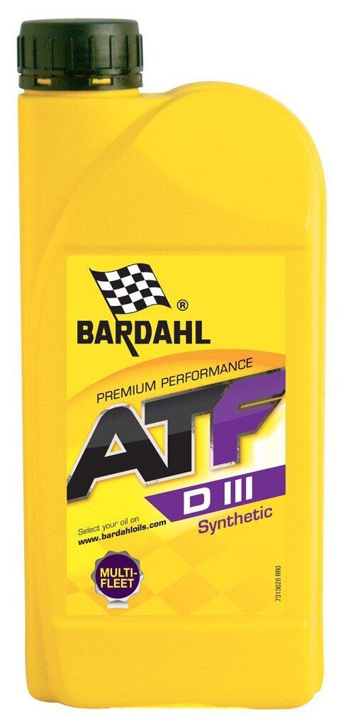Трансмиссионное масло Bardahl ATF III 1 л