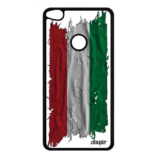 фото Чехол для мобильного p8 / p9 lite 2017, "флаг венгрии на ткани" патриот страна utaupia